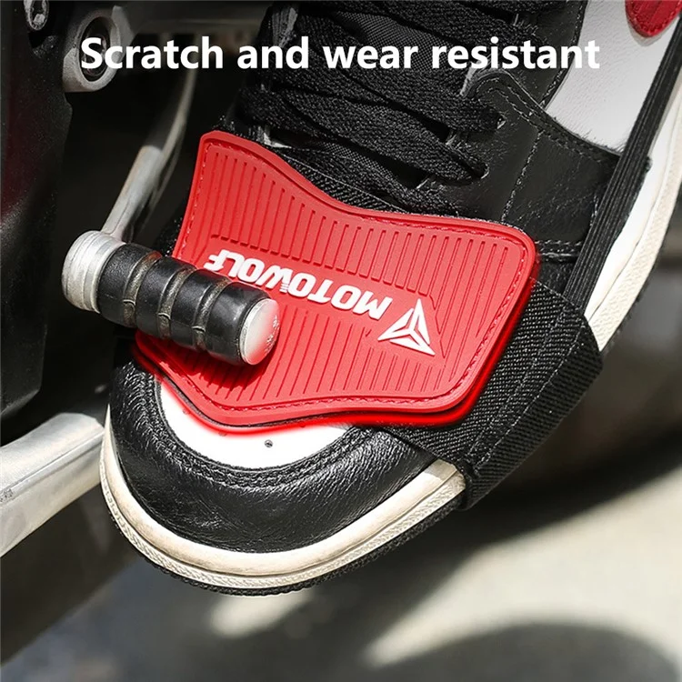 MOTOWOLF MDL1907 Motorcycle Gear Shift Sleeve Dirt Resistant Cycling Shoe Cover - Black