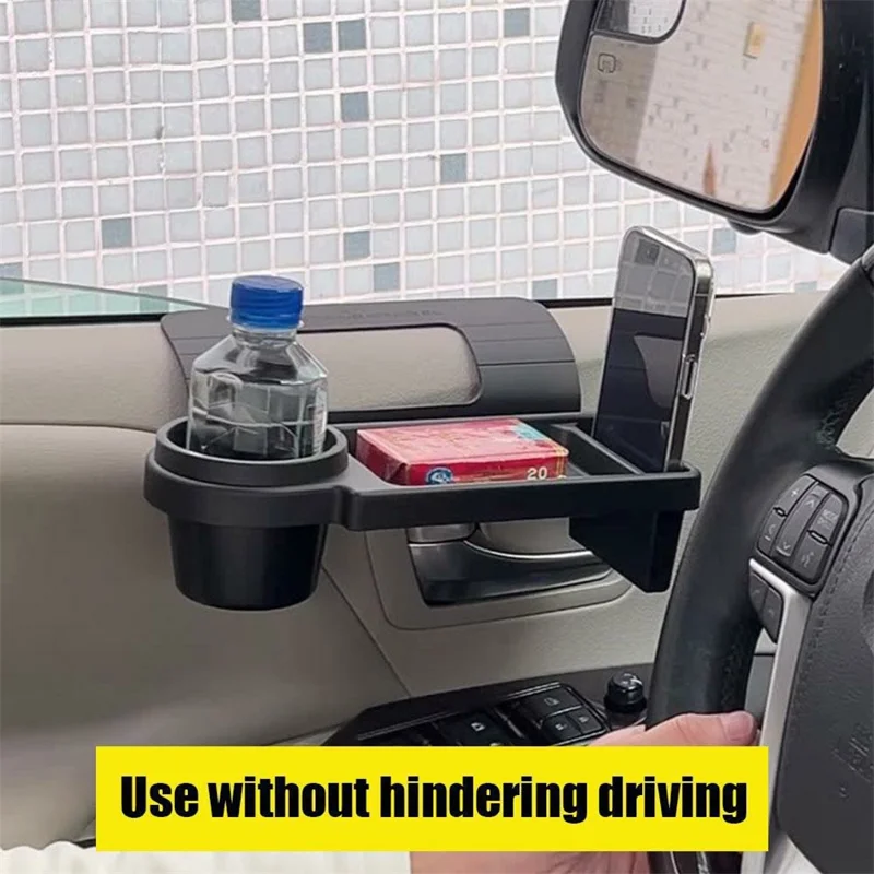 Multi-Function Car Door Hanging Organizer Plastic Phone Cup Holder Storage Box