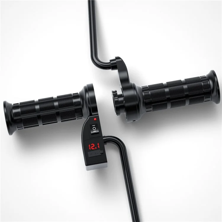 Wupp CS-503A1 1Pair Motocicleta de Inverno Afilia Aquecida Molo de Aquecimento Elétrico Universal 12V Aquecimento Modificado Grips E-Bike Mais Quente - Vermelho