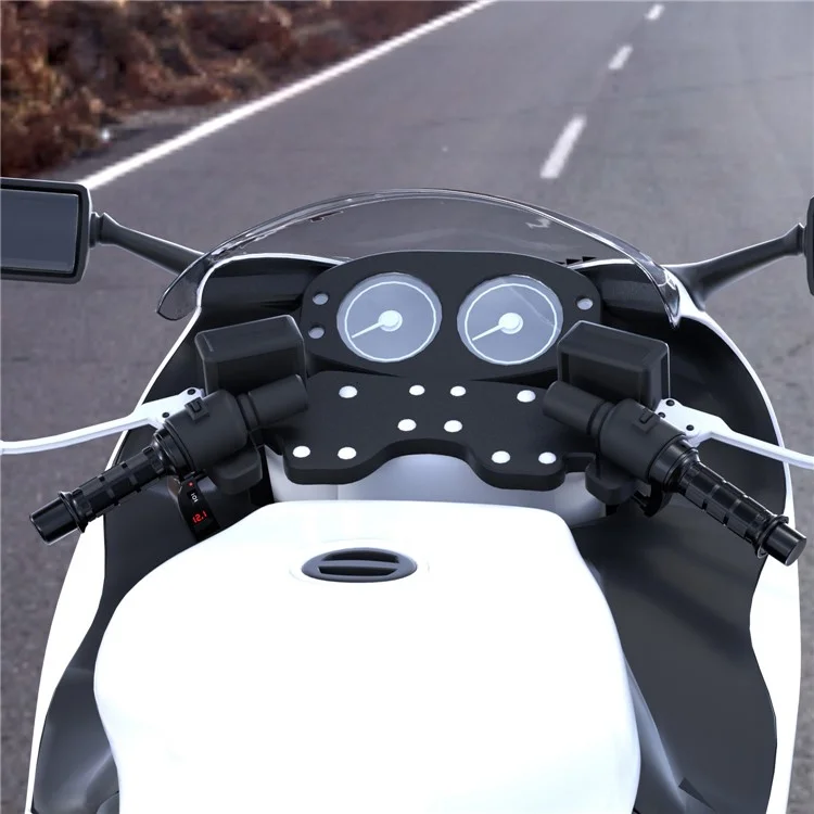 Wupp CS-503A1 1Pair Motocicleta de Inverno Afilia Aquecida Molo de Aquecimento Elétrico Universal 12V Aquecimento Modificado Grips E-Bike Mais Quente - Vermelho