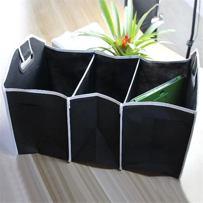 BY-145 Multifunctionele Auto Kofferruimte Organizer Vouwbare Opbergdoos Inklapbare Doos met Verbeterde Handgreep