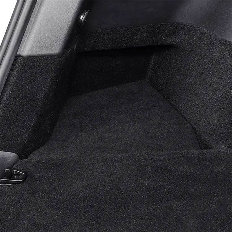 M10357 1 Set für Tesla Model Y Auto Kofferraum Aufbewahrungsbox TPE-Box Organizer mit Griffdesign Flockmasche Deckel