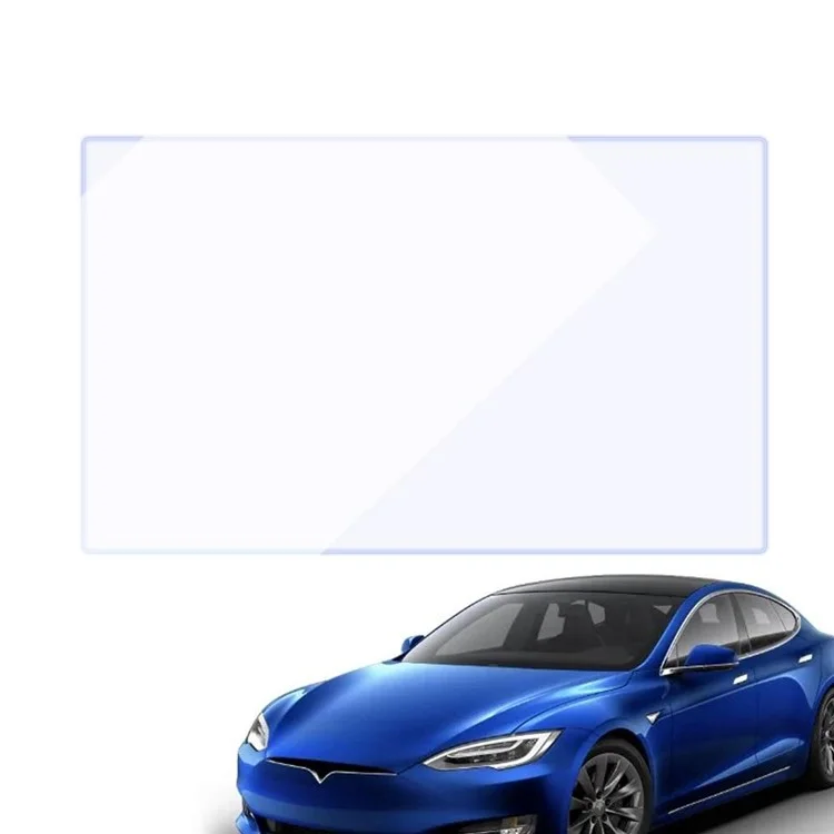 M30117 Para Tesla Model 3 / Y Na tela GPS do painel de instrumentos Filme de proteção de tela de vidro temperado para tela de navegação (Desenho anti-luz azul)