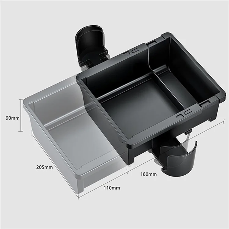A11 Car Center Console ABS Organizer Box SUV Seat Storage Organizer (Shipment in Multiples of 20 Whole Cartons)