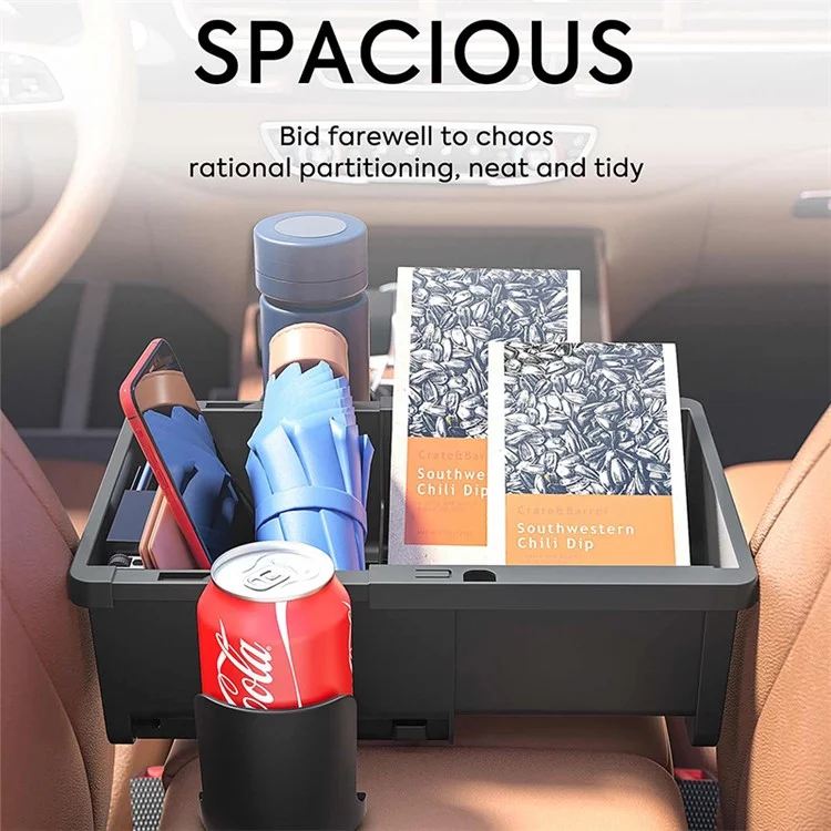 A11 Car Center Console ABS Organizer Box SUV Seat Storage Organizer (Shipment in Multiples of 20 Whole Cartons)