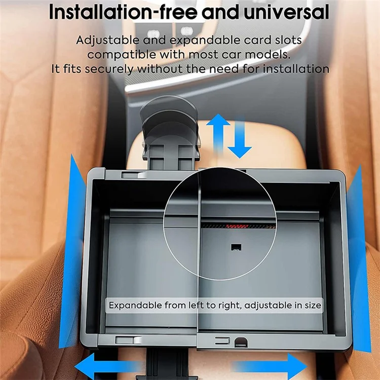 A11 Car Center Console ABS Organizer Box SUV Seat Storage Organizer (Shipment in Multiples of 20 Whole Cartons)