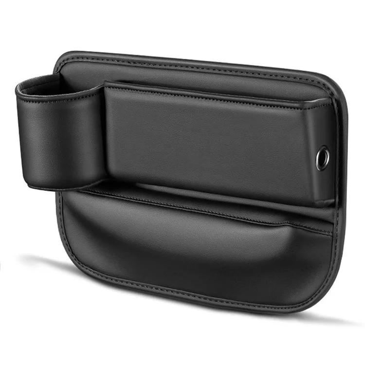 Organiseur de rangement pour l'espace entre les sièges de voiture, multifonctionnel, avec porte-gobelets - Côté conducteur