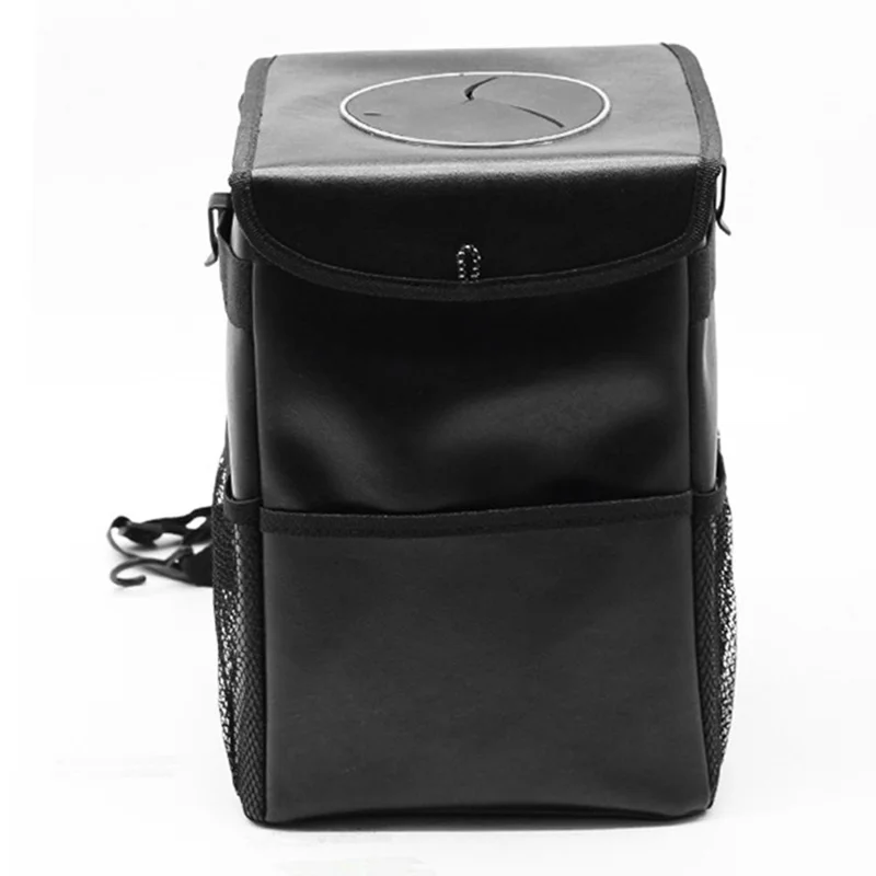 9731 Car Back Seat Headrest Trash Bag Thermal Insulation Garbage Bin with Storage Pockets, Size L: 30*20*20cm