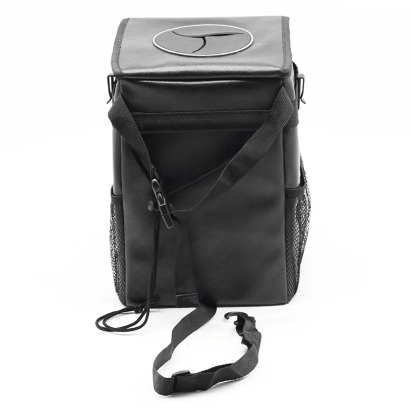 9731 Car Back Seat Headrest Trash Bag Thermal Insulation Garbage Bin with Storage Pockets, Size L: 30*20*20cm