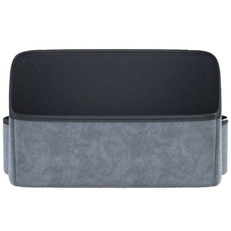 AUTOCOLOR Organisateur de siège central de voiture Sac de rangement central pour voiture Sac à main Porte-bouteille d'eau - Noir / Gris