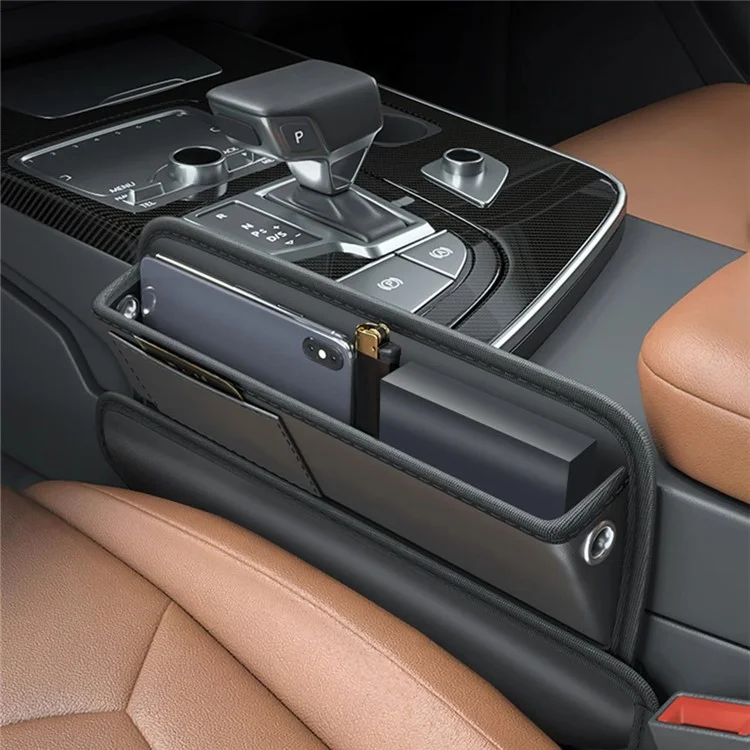 AUTOCOLOR Kfz-Seitensitz-Spaltaufbewahrungsbox, Tasche, Halterung für Schlüssel und Handy