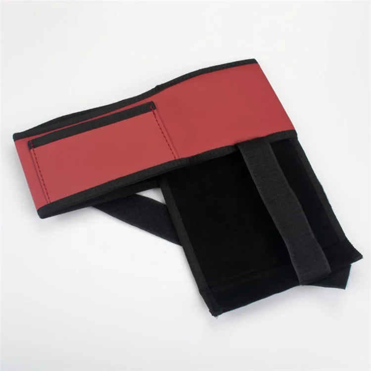 Multi-function Auto Interior Organizer PU Leather Car Armrest Storage Box Cellphone Tissue Holder - Rhombus / Black