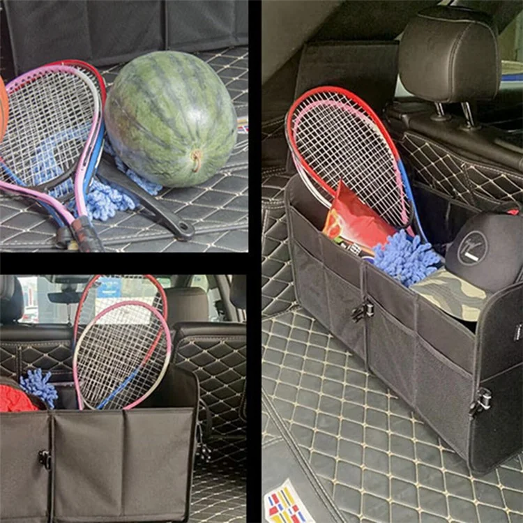 Organizer per il bagagliaio dell'auto in tela Oxford 600D impermeabile, con grande capacità e maniglia robusta
