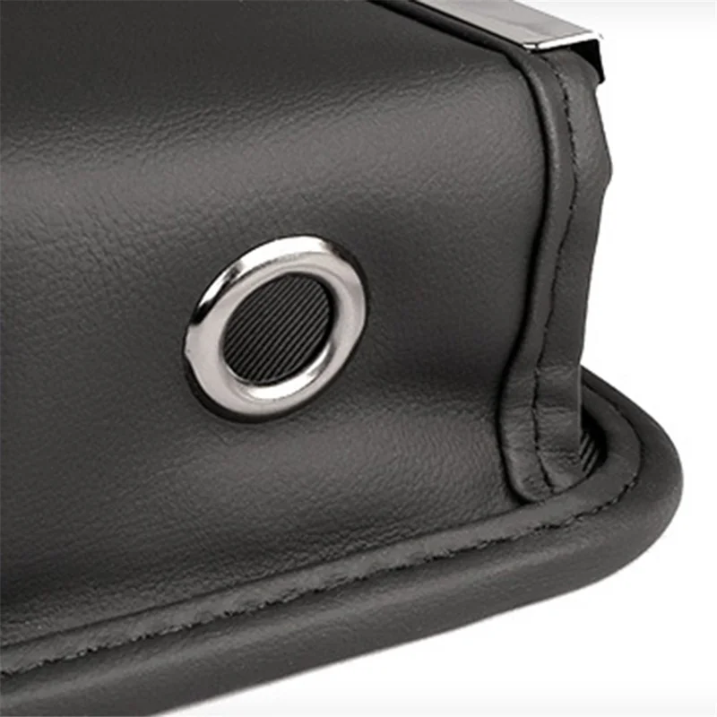 PU Leather Car Seat Gap Organizer Multifunction Console Crevice Filler Storage Box - Brown