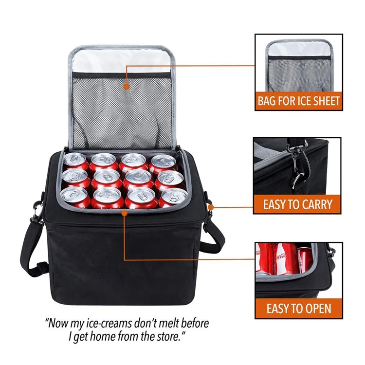 YF-1987 600D Oxford Cloth Foldable Car Trunk Storage Box with Cooler Bag, 90*35*30см
