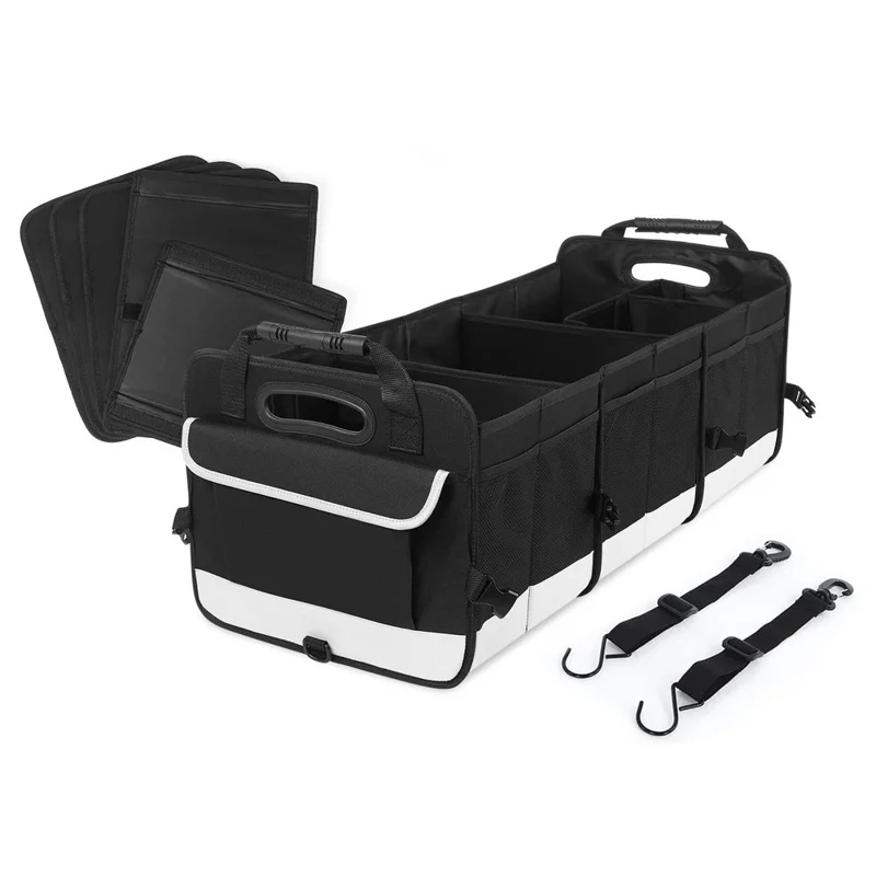 YF-2013 Scatola portaoggetti pieghevole per il bagagliaio dell'auto in tessuto Oxford 600D, 90*35*30cm 