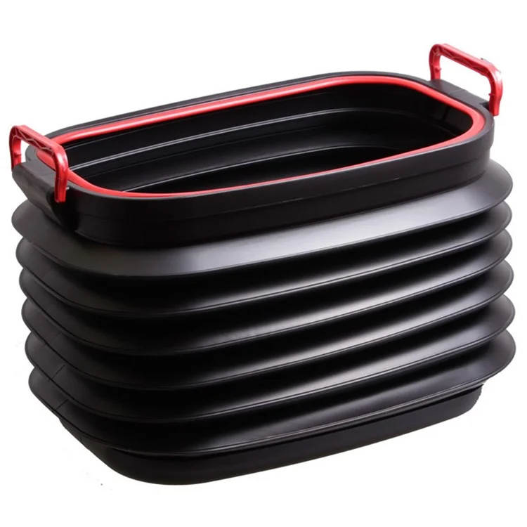 BN-A37L-5P 37L Retractable Folding Car Trash Bin Trunk Storage Box Outdoor Fishing Water Bucket (BPA Free, No FDA Certificate)
