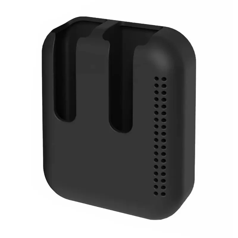 Car Air Vent Silicone Lip Balm Holder Space Saving Storage Box - Black