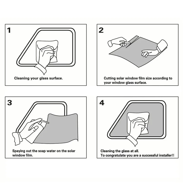 Pellicola Tinta per Finestra Auto Protezione Solare Pellicola di Tinteggiatura Veicolare, 50cmx3m - 1 Percento 
