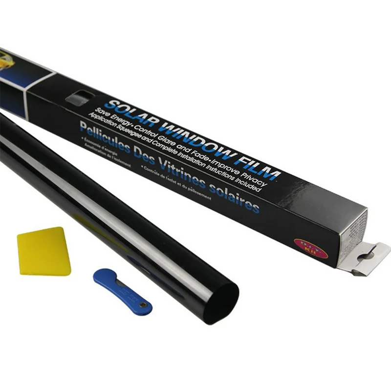 Car Window Tint Film Roll Sun Protection Vehicle Solar Tinting Film, 50cmx3m - 5 Percent