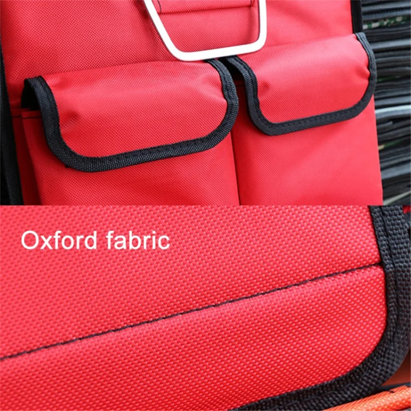 Size S 36L Car Trunk Storage Box with Lid Oxford Cloth Foldable Reflective Car Boot Case - Black