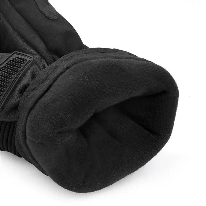 Electric Heated Gloves with 2x 6000mAh Battery Touch Screen Winter Thermal Fleece Lined Mittens