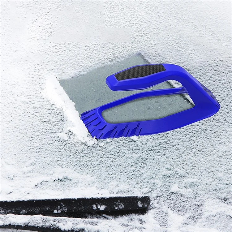 JOYTUTUS 4-in-1 Car Ice Scraper Windshield Ice Breaker Quick Clean Glass Brush Snow Remover