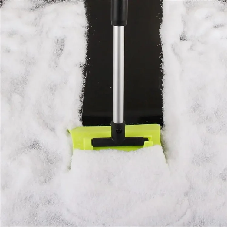 XCLPF Pá Retrátil de Remoção de Neve de Inverno de Liga de Alumínio+ABS+PP, Raspador de Janela de Carro - Verde