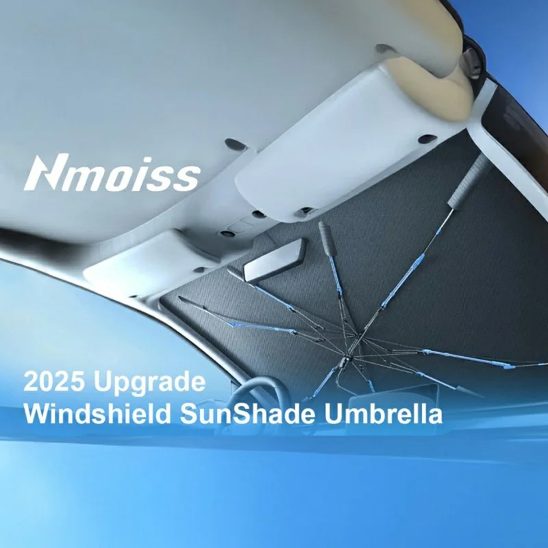 Car Windshield Sun Shade Umbrella S  /  M Ice Crystal Cooling Foldable UPF 50+ Heat Reflector Umbrella Cover