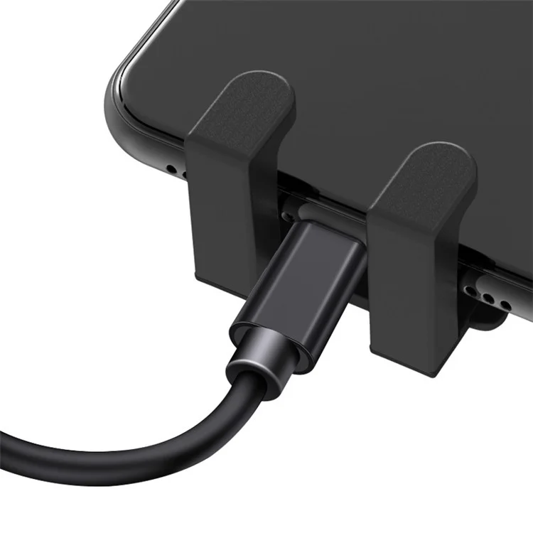 ZLKT-06 360° Rotation Gravity Auto Clamp Cradle Clip Cartoon Car Phone Holder Air Vent Mount - Black