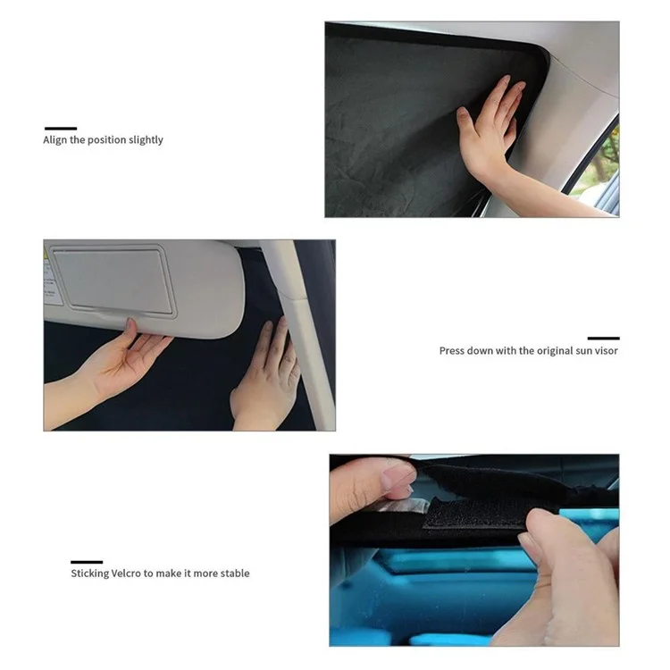Car Windshield Sunshade UV Ray Reflector Auto Window Sun Shade Visor Shield Cover, Size S - Silver Coated