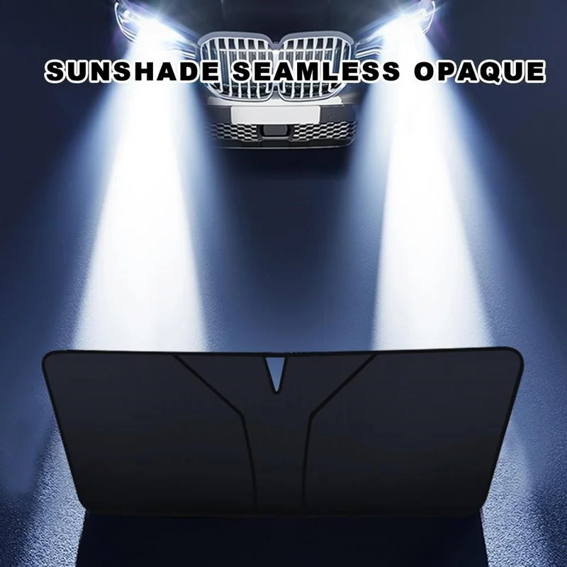 Parasole per parabrezza auto Riflettore dei raggi UV Protezione solare per auto, Dimensione S - Argento titanio