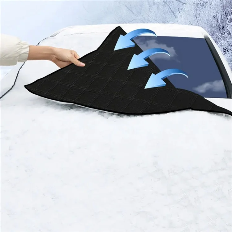 Car Snow Sun Shield Winter Aluminum Foil Car Front Windshield Thicken Lengthen Protection Cover