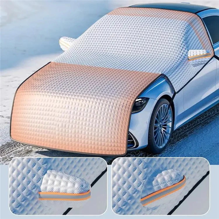 Car Snow Sun Shield Winter Aluminum Foil Car Front Windshield Thicken Lengthen Protection Cover