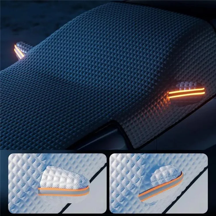 Car Snow Sun Shield Winter Aluminum Foil Car Front Windshield Thicken Lengthen Protection Cover
