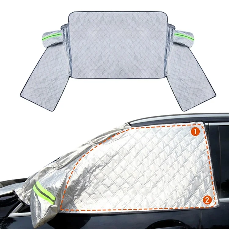 Darui pe PE Casagem de Alumínio Magnetic Ice Snow Car Windshield Cover Shield Guard Frost Para Inverno