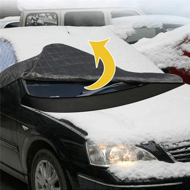 Película de Revestimento de Alumínio PE Magnética para Proteção de Gelo e Neve do Para-brisa do Carro, Tamanho: P