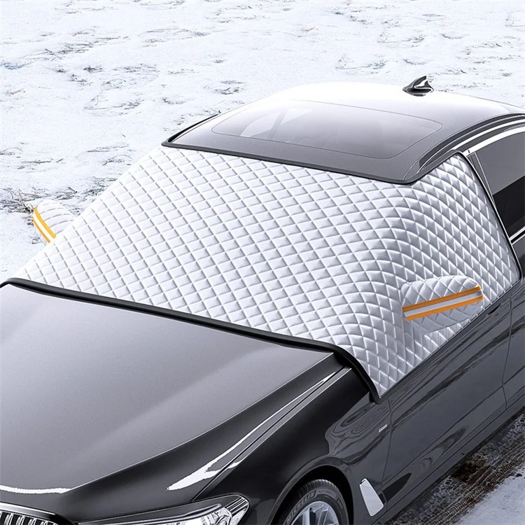 ST-4013 Winter Car Windshield Front Window Cover Aluminium Film Snowproof Protective Cover - M