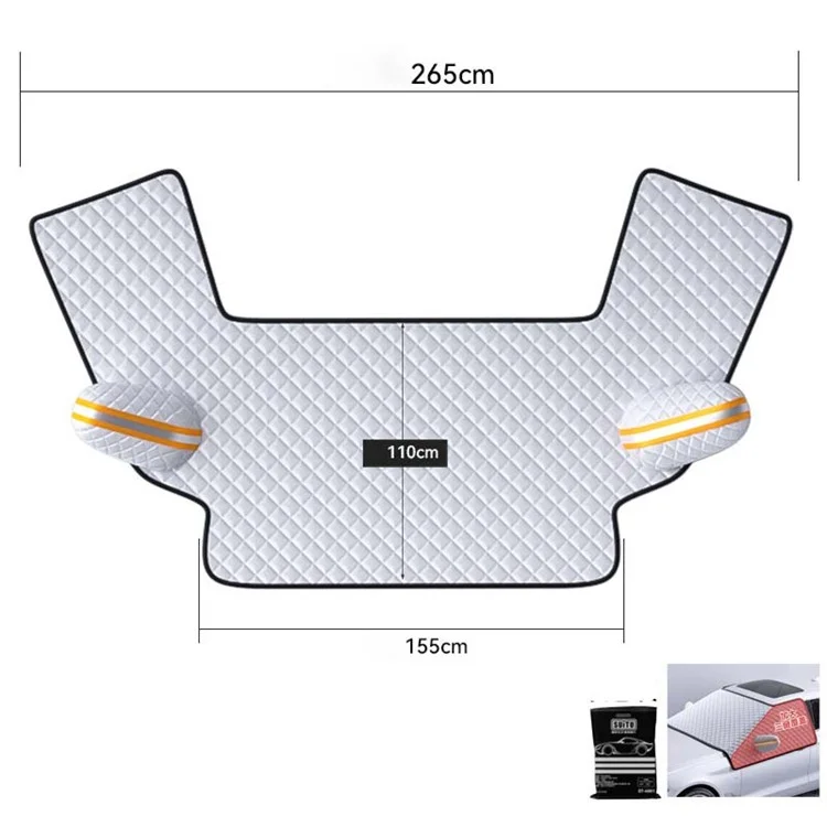 ST-4013 Winter Car Windshield Front Window Cover Aluminium Film Snowproof Protective Cover - M