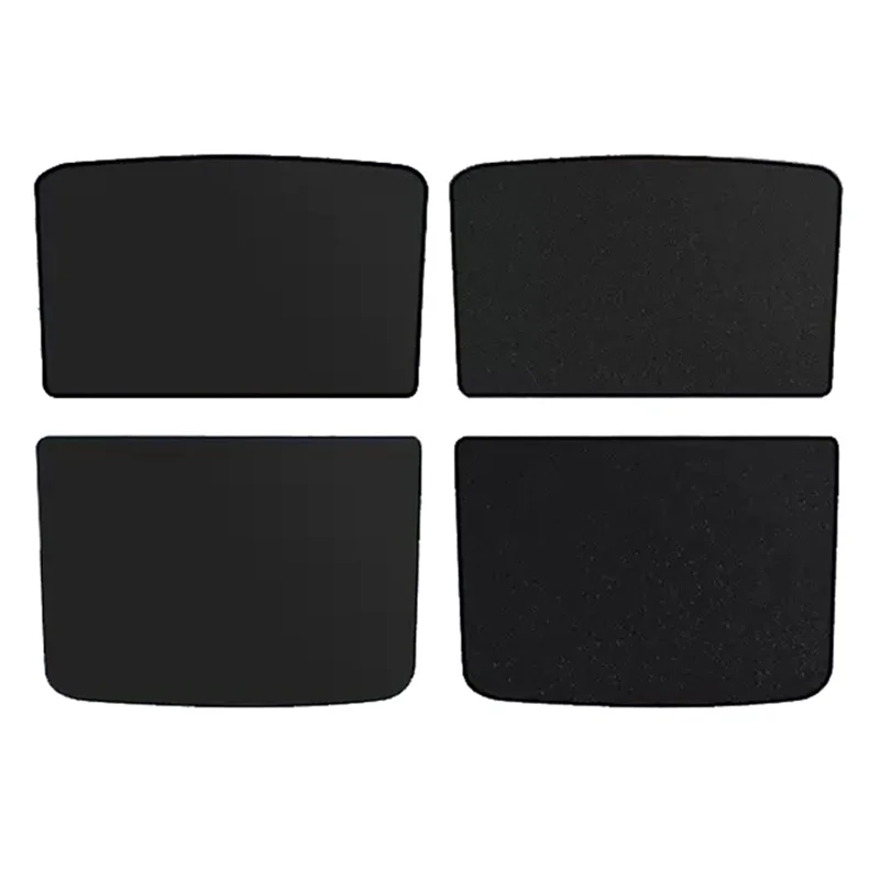 Para el Modelo Y 2 Juegos de Parasol de Techo de Cristal de Coche Anti UV Light Sun Shade - Negro