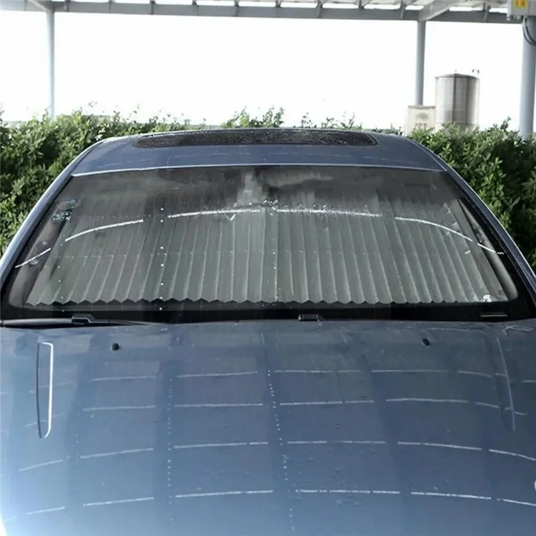 CS-111 70x160cm Summer Retractable Sunshade Car Interior Windshield Sun-proof Curtain