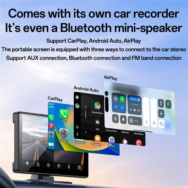 YESIDO KM18 Car Stereo Carplay 9 inch Touch Screen Bluetooth-compatible Carplay with Rear Camera