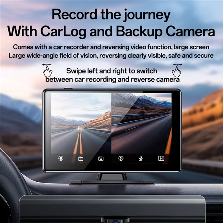 YESIDO KM18 Car Stereo Carplay 9 inch Touch Screen Bluetooth-compatible Carplay with Rear Camera