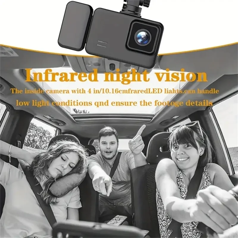 A18 WiFi Dash Cam Vorne Und Hinten in Der Dual -kamera -auto -dvr Mit Dem Parkplatzmodus Für Nachtsicht