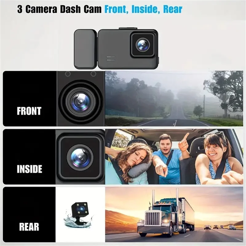 A18 WiFi Dash Cam Vorne Und Hinten in Der Dual -kamera -auto -dvr Mit Dem Parkplatzmodus Für Nachtsicht