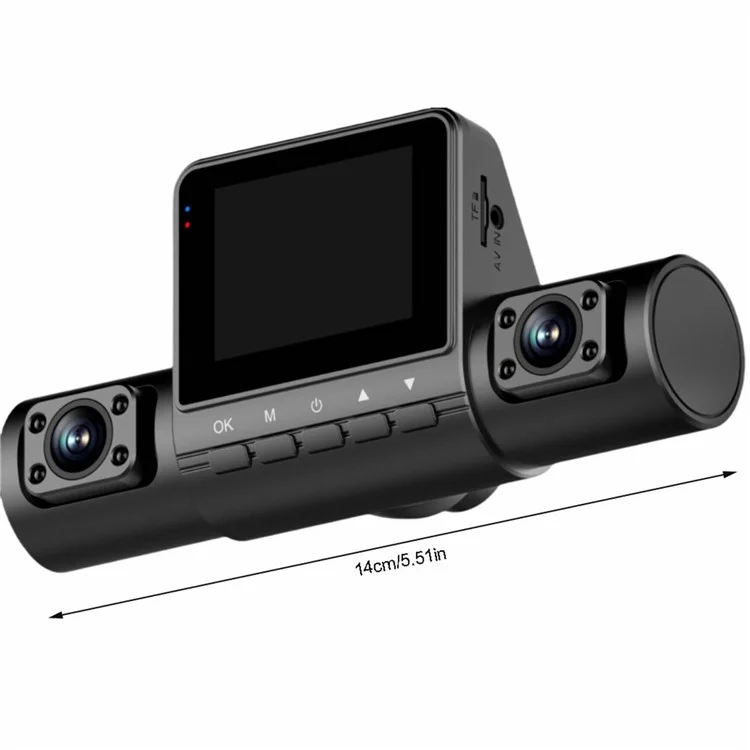 M80 Pro автомобильный видеорегистратор с дневным и ночным режимами съемки, функцией парковочного мониторинга и 4 камерами для записи вождения.