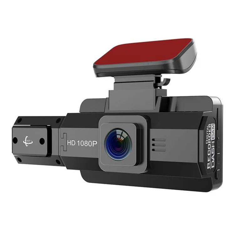Telecamera per cruscotto anteriore e posteriore 1080P HD con visione notturna, registratore per auto (senza WiFi)