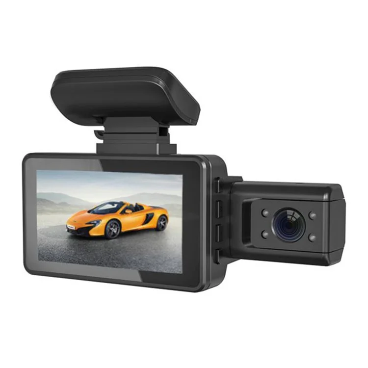 Telecamera per cruscotto anteriore e posteriore 1080P HD con visione notturna, registratore per auto (senza WiFi)