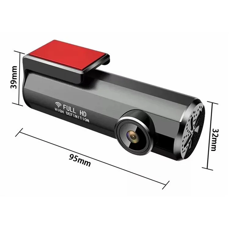 1080P HD Lipstick Size Dash Cam WiFi Smartphone Viewing Voice Control Camera with Parking Monitor