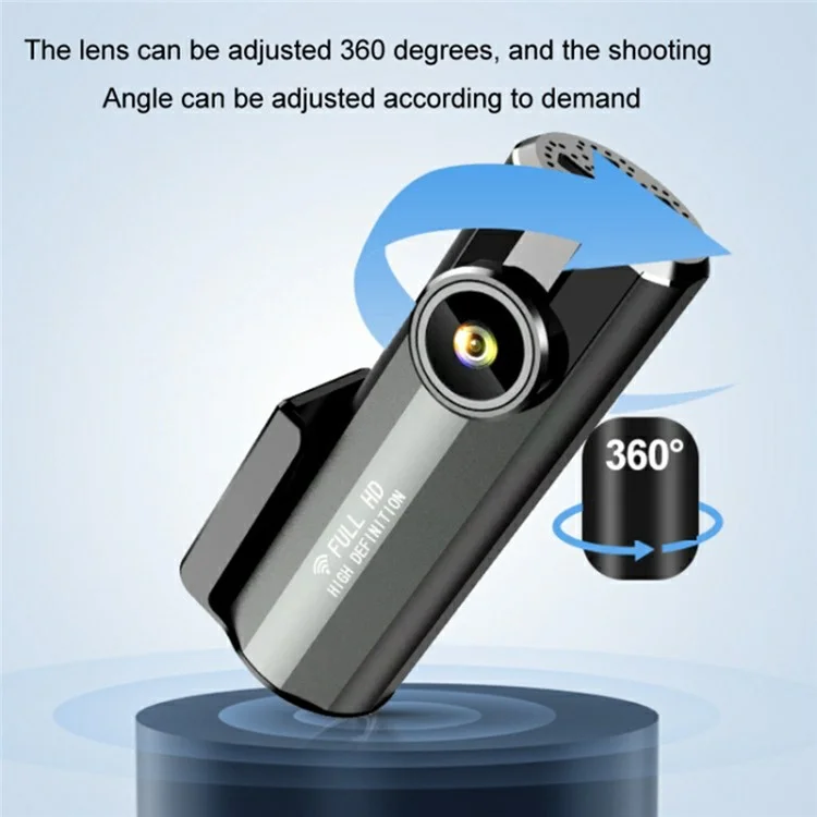 1080P HD Lipstick Size Dash Cam WiFi Smartphone Viewing Voice Control Camera with Parking Monitor